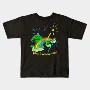 Mushroomcore Madness Kids T-Shirt